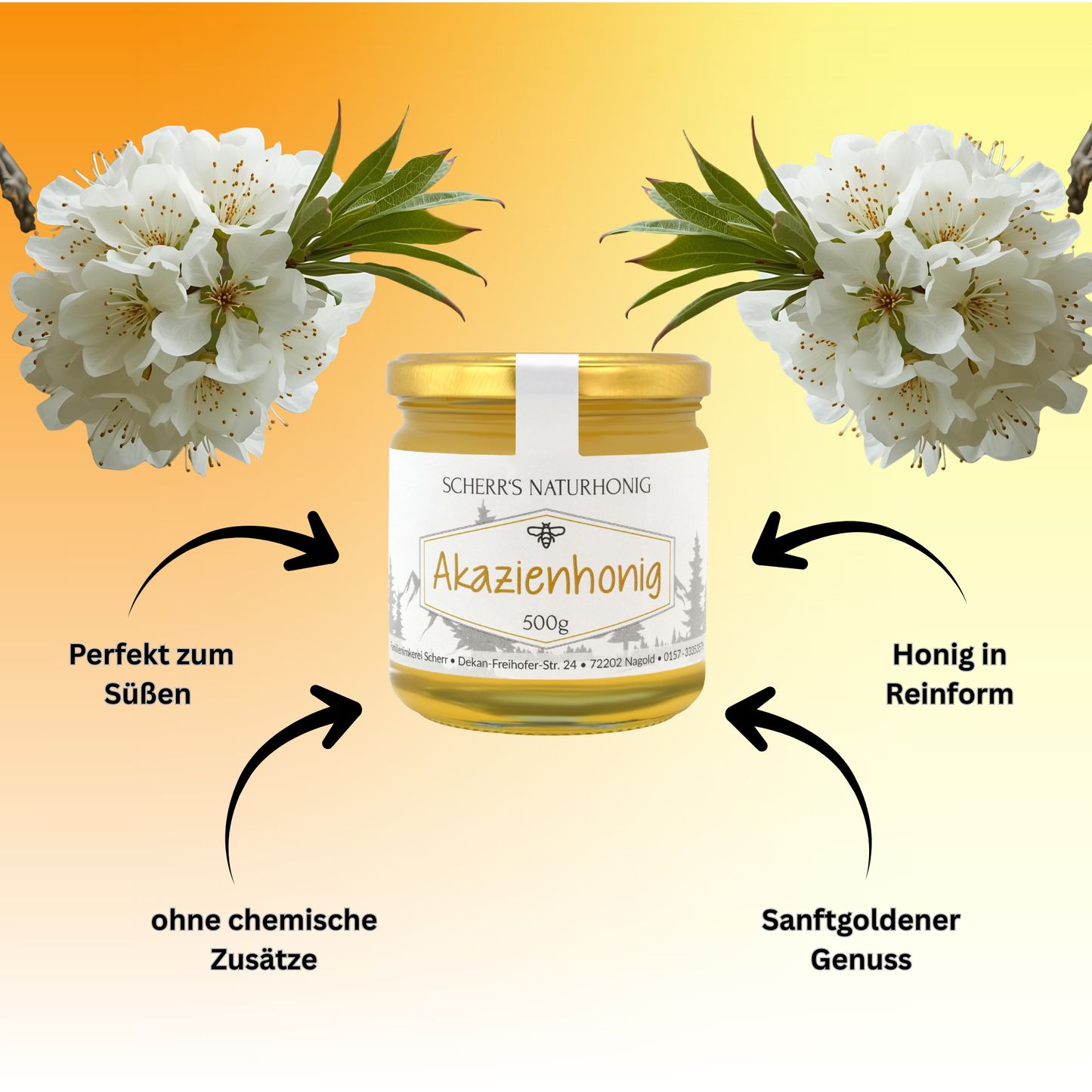Deutscher Akazienhonig 500g