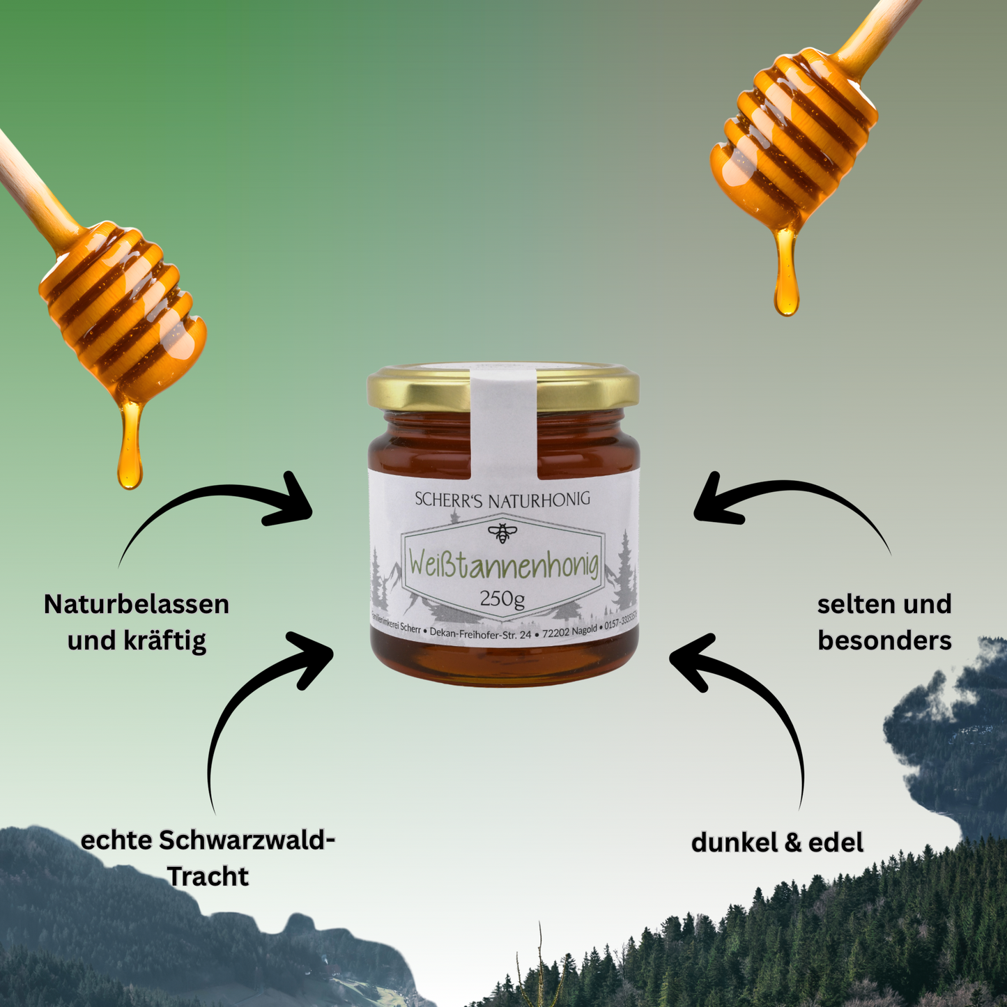 Deutscher Weißtannenhonig 250g